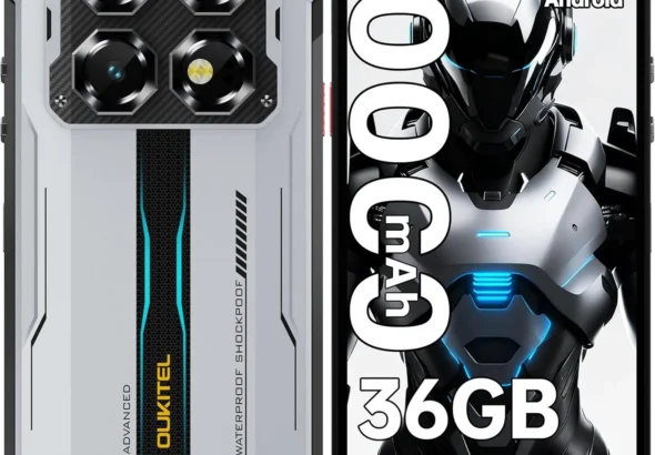 OUKITEL WP60 5G Rugged Smartphone Unlocked, 7.2" 120Hz Display, 108MP Camera, 10000mAh Battery, 36GB RAM 512GB ROM, IP68/IP69K Waterproof, Dual SIM for T