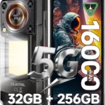 OUKITEL WP56 5G Rugged Unlocked Phone: 16000mAh Battery, 108MP Camera, 6.8" Display, 45W Fast Charging, 256GB Storage