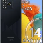 OUKITEL C53 Unlocked Smartphone: 6.6" HD+ Android 14, 8GB RAM 64GB (1TB Expandable), 4300mAh Battery, 13MP Camera, 4G Dual SIM for T-Mobile