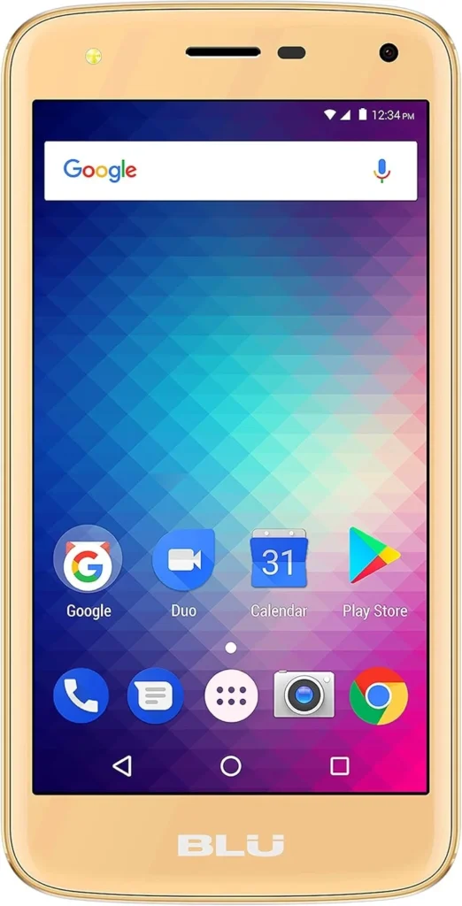 BLU C5 LTE Unlocked Android Phone (Gold) - 4G LTE Smartphone with Quad