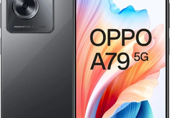 Oppo A79 5G Unlocked Smartphone, 128GB 4GB RAM, 6.72" Display, 5000mAh Battery, 33W Fast Charging, Dual SIM (Mystery Black