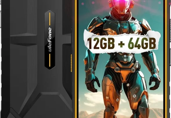 Ulefone Armor X13 Rugged Smartphone: 50MP Camera, 6320mAh Battery, 12GB RAM, Android 14, IP68 Waterproof, Orange
