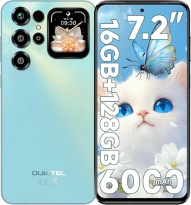 OUKITEL C68 Plus Unlocked Smartphone with 7.2" 120Hz Display