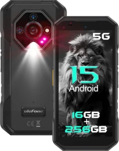 Ulefone Armor X32 Pro 5G Rugged Phone, 5500mAh Battery, 64MP Camera, 16+256GB, Android 15, IP68 Waterproof