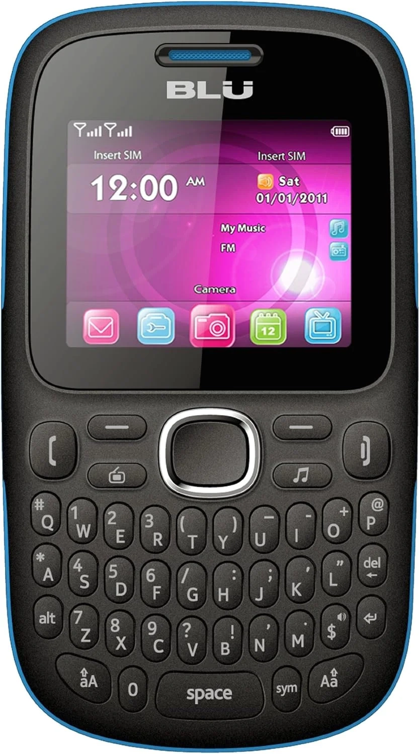 BLU Q170T Unlocked GSM Phone (Black/Blue)