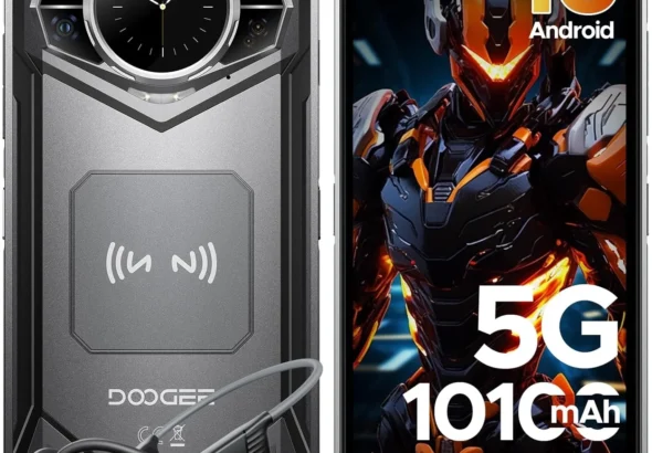 DOOGEE S200 5G Rugged Unlocked Smartphone: 10100mAh Battery, 120Hz Display, 48GB RAM + 256GB Storage, 100MP Camera, IP68/IP69K, Android 16