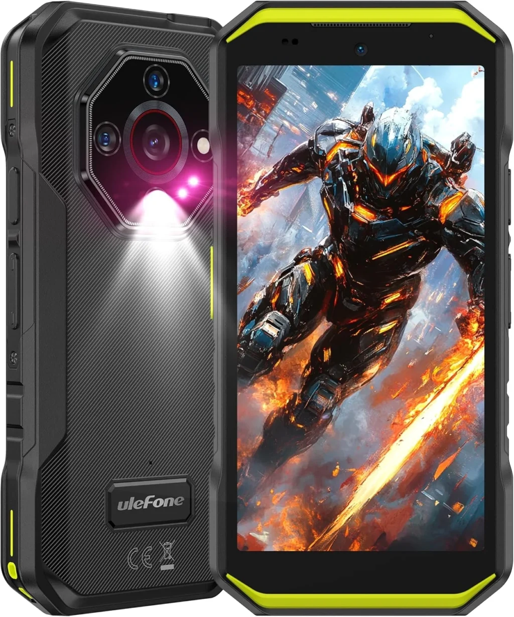 Ulefone Armor X32 Unlocked Rugged Phone: 12GB RAM 128GB, 48MP Camera, 5500mAh Battery, IP68/69K Waterproof, 5.65" Gorilla Glass Screen