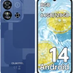 OUKITEL C57S Unlocked Smartphone: 8GB RAM 64GB/128GB ROM, Android 14, 6.52" HD+ Display, 4300mAh Battery, 13MP Dual Camera, 4G Dual SIM for T