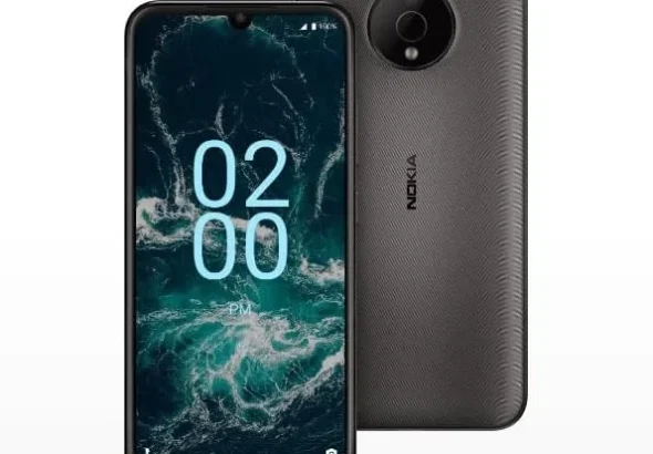 Nokia C200 Unlocked Cell Phone, 32GB Storage, Meteor Black