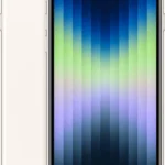 2022 Apple iPhone SE (64 GB, Starlight) [Locked] + Carrier Subscription