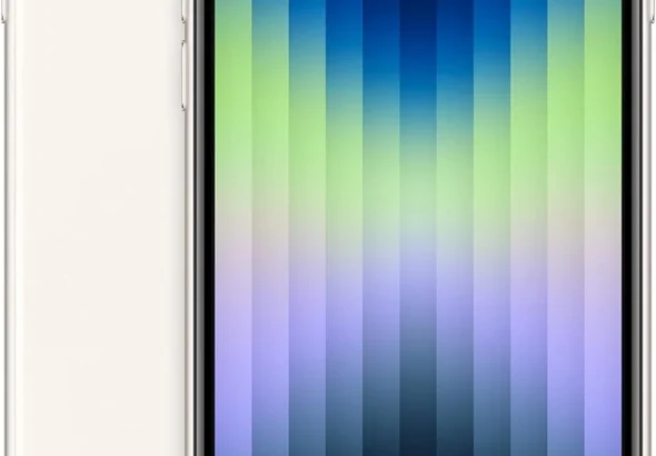 2022 Apple iPhone SE (64 GB, Starlight) [Locked] + Carrier Subscription