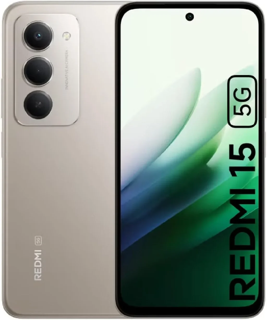 XIAOMI Redmi 15 5G NFC (Compatible with Tmobile Tello Mint & Global) (256GB + 8GB) Unlocked Dual SIM 6.9" 50MP Model 25057RN09E (Titan Gray)