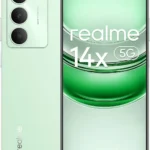 realme 14x 5G Smartphone 6+128GB, Peridot Green, 6.67-inch Screen, 120Hz Display, 5000mAh Battery, 50MP AI Camera, MediaTek Dimensity 6300, ArmorShell Protection, IP64