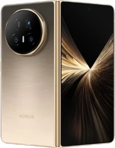 Honor Magic V5 5G MBH-N49 (GSM, International Version) Folding Screen | 512GB Storage 16GB RAM Dual-SIM Factory Unlocked Android 15 Smartphone (Dawn Gold)
