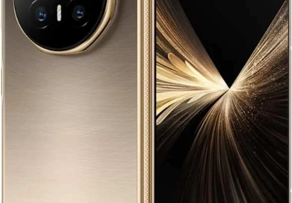 Honor Magic V5 5G MBH-N49 (GSM, International Version) Folding Screen | 512GB Storage 16GB RAM Dual-SIM Factory Unlocked Android 15 Smartphone (Dawn Gold)