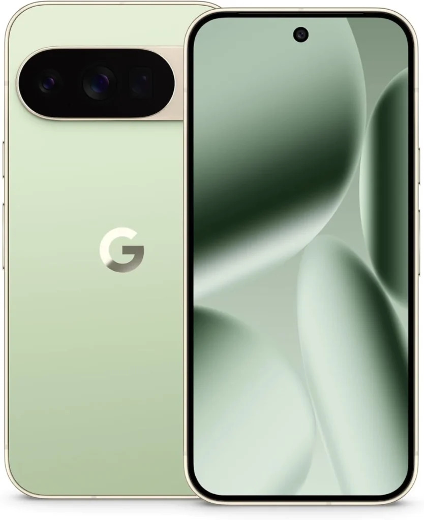 Google Pixel 10 Pro XL - Unlocked Android Smartphone - Gemini AI Assistant, Triple Rear Camera System, Fast-Charging 24+ Hour Battery, and 6.8" Super Actua Display - Jade - 256 GB (2025 Model)