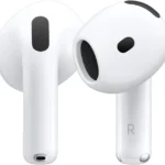 Apple AirPods 4 Wireless Earbuds, Bluetooth Headphones, Personalized Spatial Audio, Sweat and Water Resistant, USB-C Charging Case, H2 Chip, Up to 30 Hours of Battery Life, Effortless Setup for iPhone