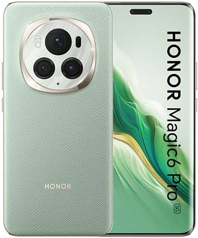 Honor Magic6 Pro Dual SIM 512GB ROM + 12GB RAM (GSM | CDMA) Factory Unlocked 5G Smartphone (Epi Green) - International Version
