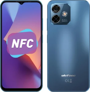 Ulefone Unlocked Cell Phones, Note 16 Pro 12GB + 128GB, 8-Core, 6.52" HD+ Display Unlocked Smartphone, Android 13, 50MP + 8MP, 4400 mAh, Dual 4G LTE, Fingerprint/Face Detection, NFC Version, Blue