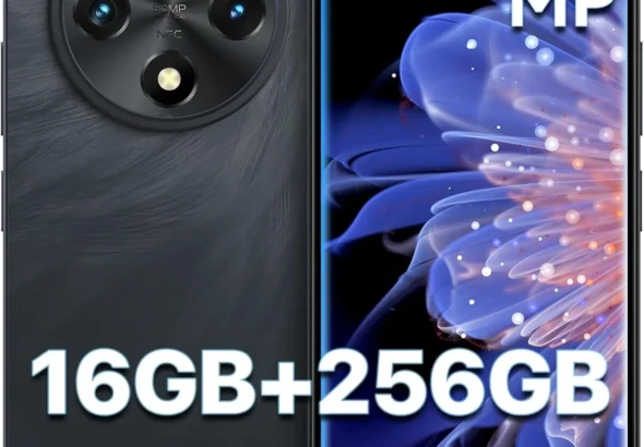 UMIDIGI G100 Unlocked Cell Phone Android 14, 6.9" HD+ 120Hz,Octa-core 16GB +256GB Expand 1TB,GPS Unlocked Smartphone,6000mAh,50MP Triple Camera,Dual 4G LTE Phone, NFC,AI Face Unlock,OTG,Black