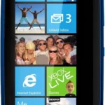 NOKIA Lumia 610 Cyan Blue 8GB Factory Unlocked 3.5G Phone