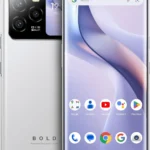 BLU Bold N4 5G | Unlocked | 6.78 Curved Display + 1.74 Rear Display | 50MP + 16MP Selfie | 512/8GB I NFC I Android 15 | US Version | US Warranty | White