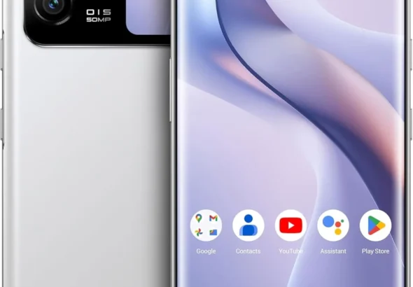 BLU Bold N4 5G | Unlocked | 6.78 Curved Display + 1.74 Rear Display | 50MP + 16MP Selfie | 512/8GB I NFC I Android 15 | US Version | US Warranty | White