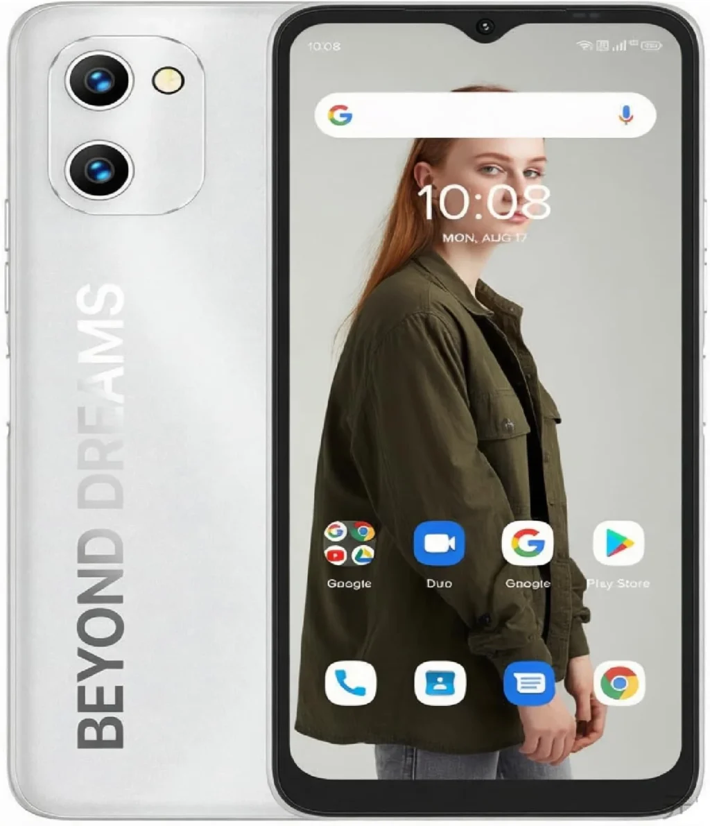 UMIDIGI 6.5-inch Unlocked Smartphone,6+126GB, 5150mAh Long-Lasting Battery, 50MP Main Camera, 8MP Selfie Camera, Dual SIM Unlocked, Android