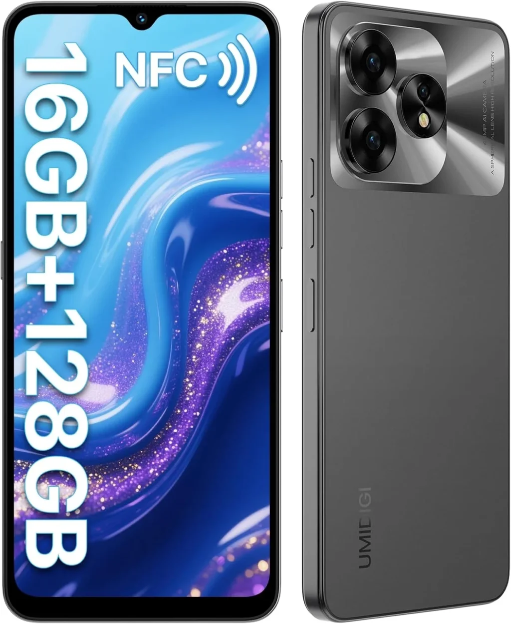 UMIDIGI A15C Unlocked Smartphone 128GB 8GB RAM Android 13