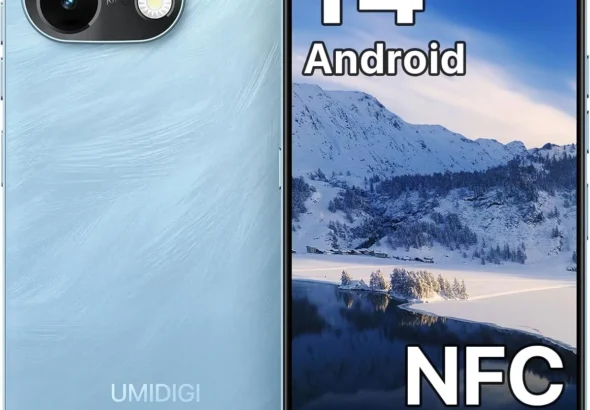 UMIDIGI Note 100 NFC Unlocked Phones,Android 14 Cell Phone,16(8+8) GB+256GB/TF 1TB,4G Dual SIM Android Phone,6.8''HD+120Hz Display,50MP Camera,5000mAh+20W Fast Charging,AI Face/Fingerprint Unlock,GPS