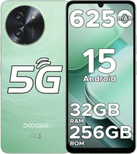 DOOGEE Note 59 Pro 5G Unlocked Smartphone 256GB 6250mAh