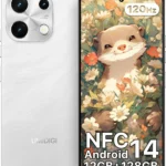 UMIDIGI Note 100 Unlocked Phones,Android 14 NFC Cell Phone,12(6+6) GB+128GB/ TF 1TB, 6.8''HD+120Hz Display,50MP Camera, 5000mAh+20W Fast Charge,Dual SIM Android Phones,Face ID+Fingerprint Unlock,GPS