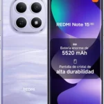 XIAOMI Redmi Note 15 Pro 5G Ai (Compatible with Tmobile Mint Tello & Global) (512GB + 8GB) NFC 6.83" 120Hz 200MP Pro AI Camera Model 25080RABDG Unlocked Dual Sim Liberado (Mist Purple)