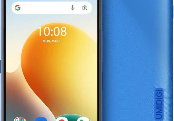 UMIDIGI Unlocked Cell Phone, Power 5 Smartphone 4+128GB, Helio G25 Octa-Core 6150mAh, 6.53 HD Display Phones with 16MP+8MP Camera, 4G Dual SIM, Infrared Thermometer and Fingerprint&AI Face Unlock