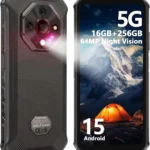 Ulefone Armor X16 Pro 5G Rugged Phone, 16GB+256GB/2TB, MTK Dimensity 6300 Android 15, 10360mAh(33W) 64MP+25MP Night Vision 6.56" 120Hz Display, Dual 5G, Waterproof, Widevine L1, NFC - Wasteland Shadow