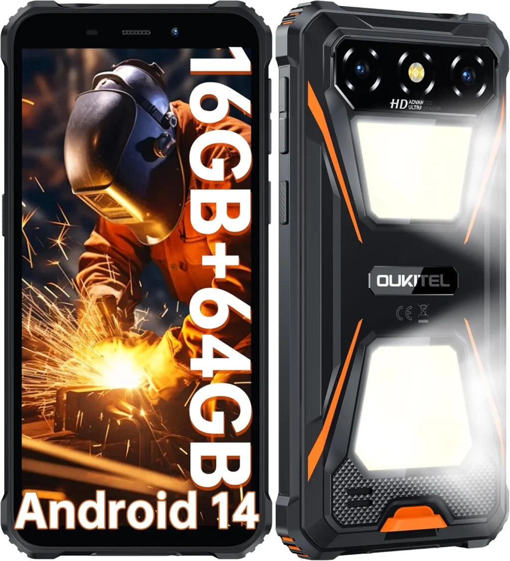 OUKITEL G5 Waterproof Rugged Phone Unlocked 6300mAh Battery