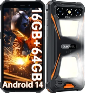 OUKITEL G5 Waterproof Rugged Phone Unlocked 6300mAh Battery