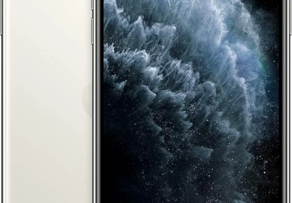 Apple iPhone 11 Pro Max [64GB, Silver] + Carrier Subscription [Cricket Wireless]