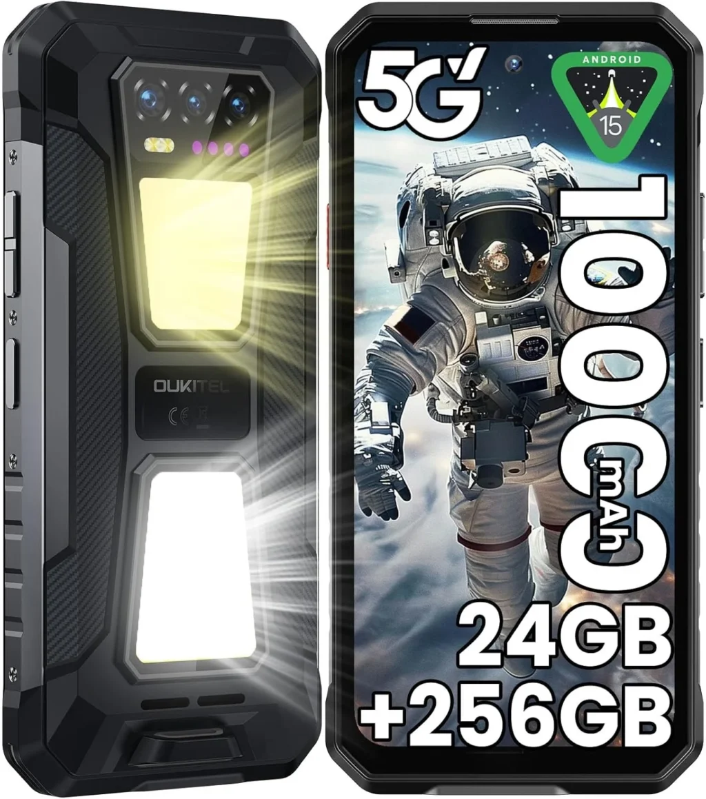 OUKITEL WP58 PRO 5G Rugged Smartphone 24GB 256GB 10000mAh