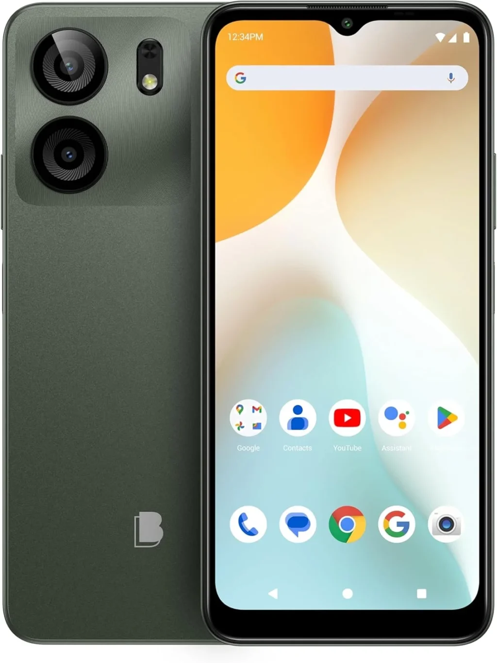 BLU F5| 5G | 2024 | All-Day Battery | Unlocked | 6.6 HD+ Display | 128GB | Dual 50MP | US Version | Green