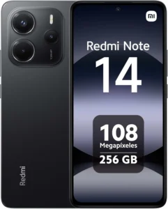 Xiaomi Redmi Note 14 4G LTE (for Tmobile Mint Tello Global) (256GB + 8GB) 6.67" 120Hz 108MP AI Camera Global Version Dual Sim (Midnight Black)
