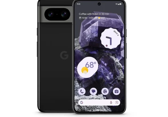 Google Pixel 8 - Unlocked Android Smartphone with Advanced Pixel Camera, 24-Hour Battery, and Powerful Security - Obsidian - 128 GB