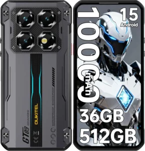 OUKITEL WP60 5G Rugged Smartphone 36GB 512GB 10000mAh
