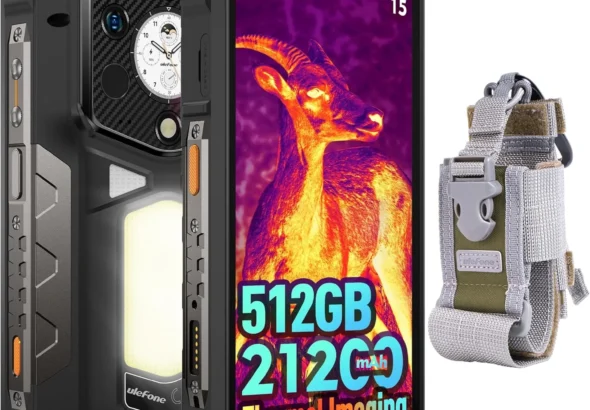 Ulefone Armor 29 Pro Thermal, 5G AI Rugged Phone, 32GB+512GB/2TB, MTK Dimensity 7400, 6.67" AMLOD Dual Screen, 64MP+50MP+50MP Real Camera, 21200mAh/120W, 1000LM LED Light, Widevine L1, Android 15