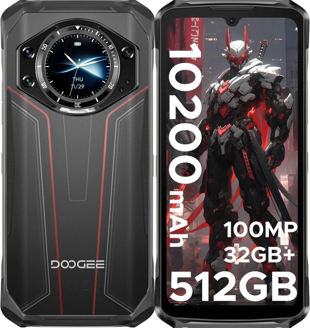 DOOGEE S119 Rugged Smartphone: 10200mAh, 100MP, 32GB+512GB