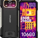 Ulefone Armor 27T Pro Plus, 5G Rugged Phone, Thermal Imaging 64MP+50MP Camera, 24GB+256GB MTK Dimensity 6300, 10600mAh(33W), 30W Wireless Charging, 6.78" FHD+ 120Hz Corning Gorilla Screen, Android 15