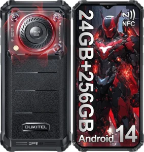 OUKITEL WP36 Pro Rugged Phone 24GB 256GB 10600mAh